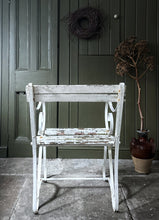 Load image into Gallery viewer, Antique Victorian English garden Seat Wrought Iron wooden slatted outdoor