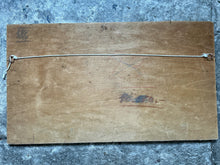 Load image into Gallery viewer, Mid 20th Century Street scene landscape oil painting on wooden panel signed