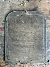 Load image into Gallery viewer, Small smoke blue antique Louis Philippe salon wall mirror