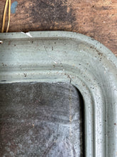 Load image into Gallery viewer, Small smoke blue antique Louis Philippe salon wall mirror