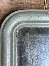Load image into Gallery viewer, Small smoke blue antique Louis Philippe salon wall mirror