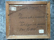 Load image into Gallery viewer, "The Old Croft" Swedish Scandinavian landscape oil painting signed & dated 1947