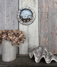 Load image into Gallery viewer, Turn of the Century antique sailors souvenir with hand sketched liner and shells