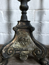Load image into Gallery viewer, A pair of 18th Century antique Italian brass altar church pricket candlesticks