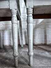 Load image into Gallery viewer, 18th Century Antique Gustavian Swedish grey original painted pair of spindle back chairs
