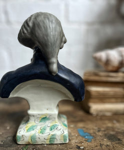 19th Century antique Staffordshire bust George Washington