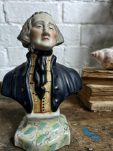Load image into Gallery viewer, 19th Century antique Staffordshire bust George Washington