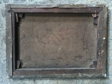 Load image into Gallery viewer, 19th Century antique oil painting moorland landscape child bather