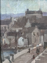 Load image into Gallery viewer, 19th century Impressionistic street scene oil on canvas panel by Alexander Garden Sinclair 1859-1930