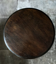 Load image into Gallery viewer, 19th century antique Country house mahogony turned scroll feet wine side table