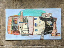 Load image into Gallery viewer, 20th Century oil painting on wood St Ives Cornwall harbour &amp; boats in the style of Alfred Wallace