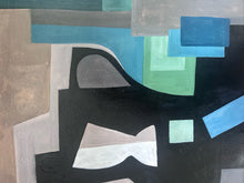 Load image into Gallery viewer, Abstract Jug oil painting on canvas Ben Nicholson St Ives Cornish school 