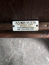 Load image into Gallery viewer, Angraves UK Vintage Art Deco bamboo upholstered armchair original velvet fabric