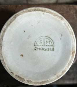 Antique Eastern European porcelain medical cup mug vessel Barbers shop