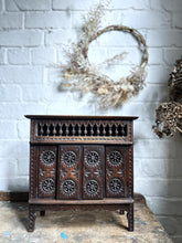 Load image into Gallery viewer, Antique French Bretton miniature cupboard dresser armoire