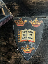 Load image into Gallery viewer, Antique Victorian Toleware armorial shield University of Oxford