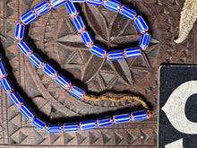 Load image into Gallery viewer, Antique 19th Century Venetian Murano multi layered glass chevron trade beads