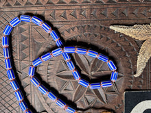 Load image into Gallery viewer, Antique 19th Century Venetian Murano multi layered glass chevron trade beads