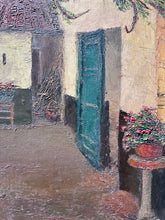 Load image into Gallery viewer, Antique 19th Century Belgium landscape oil painting in original gilt frame