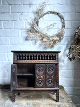 Load image into Gallery viewer, Antique French Bretton miniature cupboard dresser armoire