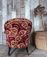 Load image into Gallery viewer, Antique 19th Century French Napoleon III tub armchair for reupholstery