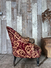 Load image into Gallery viewer, Antique 19th Century French Napoleon III tub armchair for reupholstery