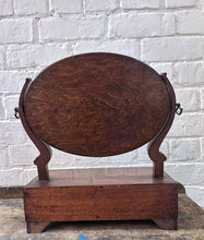 Load image into Gallery viewer, Antique Georgian Late 18th Mahogany dressing table mirror with drawers