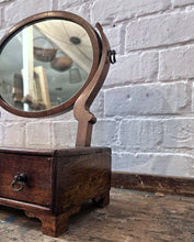 Load image into Gallery viewer, Antique Georgian Late 18th Mahogany dressing table mirror with drawers
