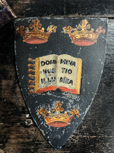 Load image into Gallery viewer, Antique Victorian Toleware armorial shield University of Oxford