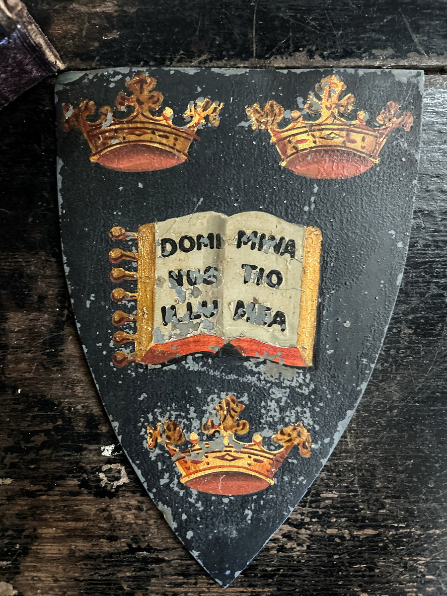 Antique Victorian Toleware armorial shield University of Oxford – The ...