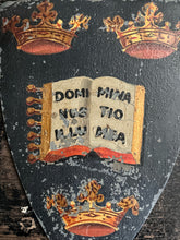 Load image into Gallery viewer, Antique Victorian Toleware armorial shield University of Oxford