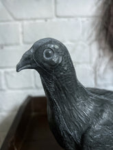 Load image into Gallery viewer, Vintage cast iron decorative pigeon indoor or outdoor garden ornament