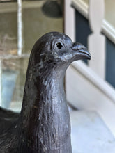 Load image into Gallery viewer, Antique cast iron decorative pigeon indoor or outdoor garden ornament