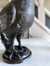Load image into Gallery viewer, Antique cast iron decorative pigeon indoor or outdoor garden ornament
