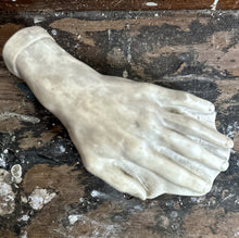 Load image into Gallery viewer, Antique deathbed plaster cast hand of composer Chopin