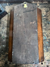 Load image into Gallery viewer, Antique mercury glass back wooden display wall unit