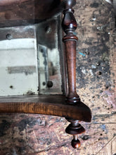 Load image into Gallery viewer, Antique mercury glass back wooden display wall unit