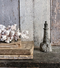 Load image into Gallery viewer, Antique mid 19th Century serpentine Cornish stone carved lighthouse decorative ornament