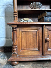 Load image into Gallery viewer, Antique oak miniature apprentice piece toy bookcase