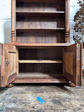 Load image into Gallery viewer, Antique oak miniature apprentice piece toy bookcase