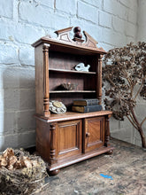 Load image into Gallery viewer, Antique oak miniature apprentice piece toy bookcase