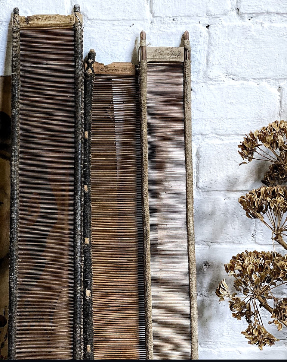 Antique primitive Eastern European wooden loom reeds – The Old Potato Store