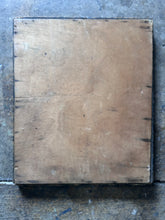 Load image into Gallery viewer, Antique wooden carved decorative black painted mirror