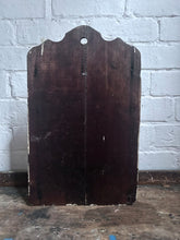 Load image into Gallery viewer, Antique wooden original cream painted small apothecary spice cabinet