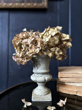 Load image into Gallery viewer, Antique French cast iron stone effect medicis pedastal urn vase