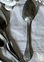 Load image into Gallery viewer, Antique pewter serving desert spoon