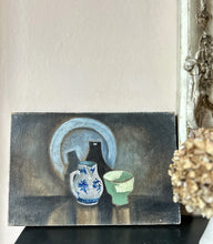 Load image into Gallery viewer, Vintage early 20th Century still life oil painting on canvas
