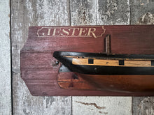 Load image into Gallery viewer, Antique Ship builders half hull model boat &quot;Jester&quot; 1849.