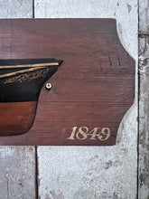 Load image into Gallery viewer, Antique Ship builders half hull model boat &quot;Jester&quot; 1849.