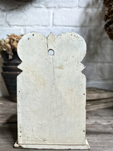 Load image into Gallery viewer, Antique wooden painted European wall hung salt box